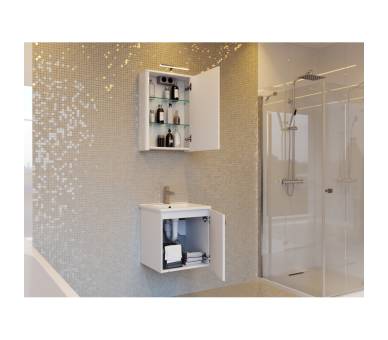 Тумба у ванну підвісна Juventa Novara Nv-50 біла