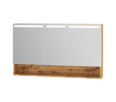 Дзеркальна шафа Botticelli Domus DsM-120 біла