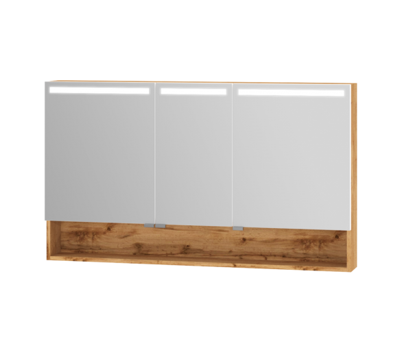 Дзеркальна шафа Botticelli Domus DsM-120 біла