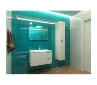 Тумба у ванну підвісна Botticelli Velluto Vlt-80 біла