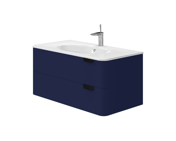 Тумба у ванну підвісна Juventa Botticelli Velluto Vlt-80 синя