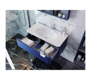 Тумба у ванну підвісна Botticelli Velluto Vlt-80 сіра