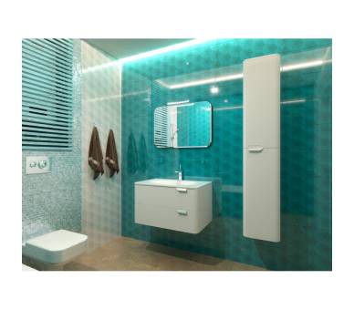 Тумба у ванну підвісна Botticelli Velluto Vlt-100 бордова