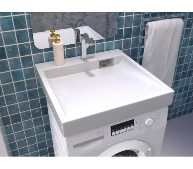 Акриловый умывальник на стиральную машину Redokss San FOBOS 60x50x9,5