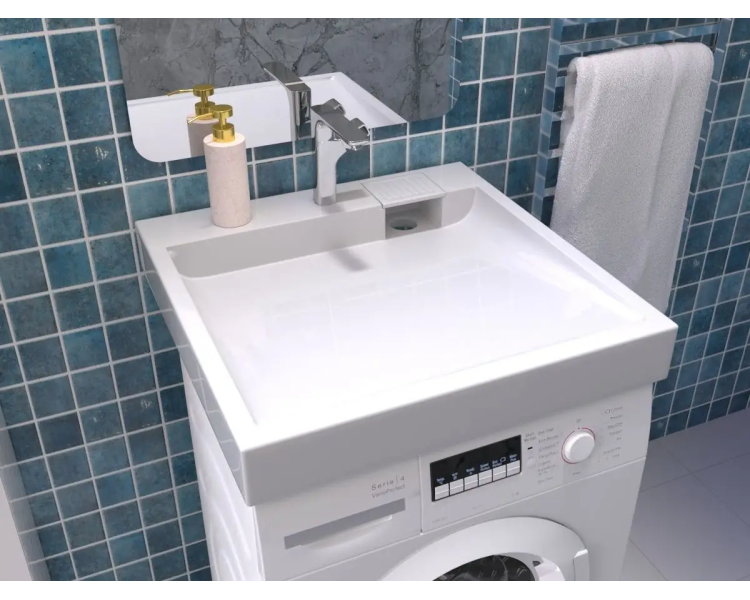 Акриловий умивальник на пральну машину Redokss San FOBOS 60x50x9,5