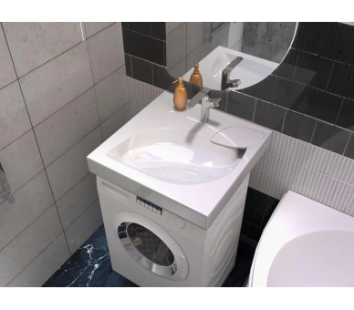 Акриловый умывальник на стиральную машину Redokss San TRITON 60х60х9,5