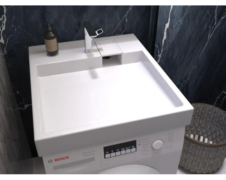 Акриловий умивальник на пральну машину Redokss San TITAN 60х70х9,5
