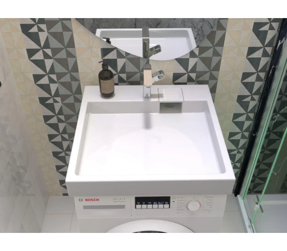 Акриловий умивальник на пральну машину Redokss San DEYMOS 60х55х9,5