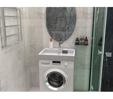 Акриловый умывальник на стиральную машину Redokss San DEYMOS 60х50х9,5