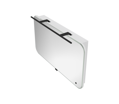 Зеркальный шкаф Botticelli Velluto VltMC-100 белый