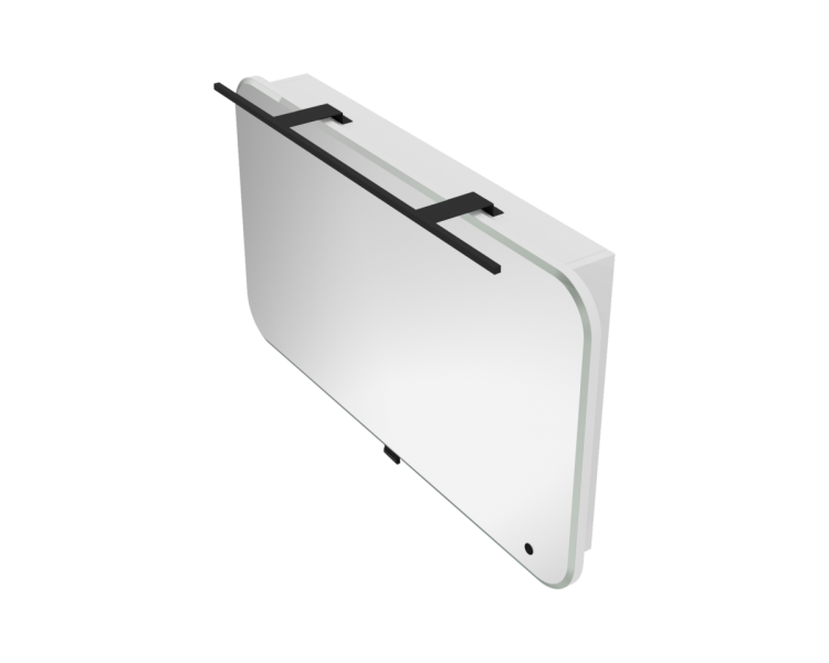 Зеркальный шкаф Botticelli Velluto VltMC-100 белый