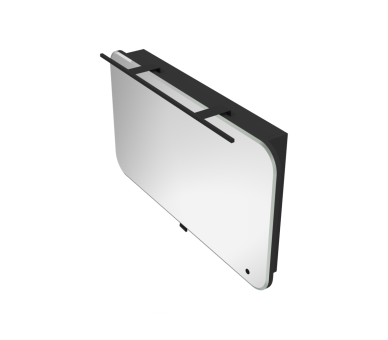 Зеркальный шкаф Botticelli Velluto VltMC-100 синий