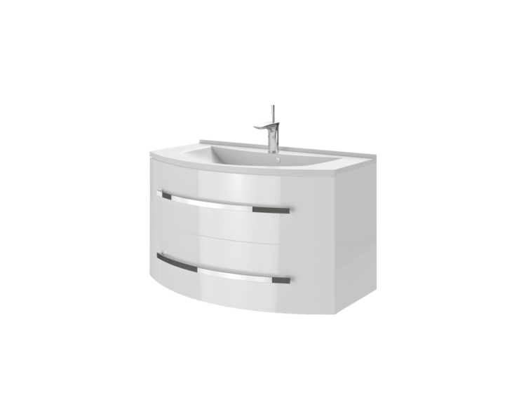 Тумба в ванную подвесная Botticelli Vanessa Vn-90 белая
