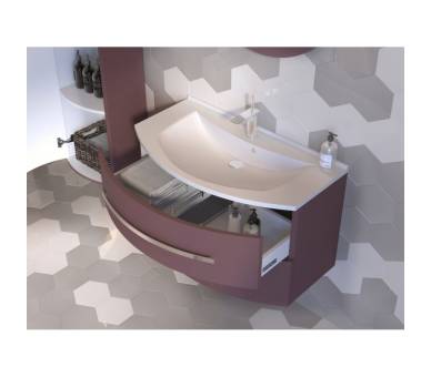 Тумба у ванну підвісна Botticelli Vanessa Vn-90 темна диня