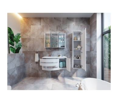 Тумба у ванну підвісна Botticelli Vanessa Vnd-110 біла