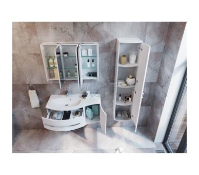 Тумба у ванну підвісна Botticelli Vanessa Vnd-110 біла