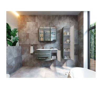 Тумба у ванну підвісна Botticelli Vanessa Vnd-110 чорна