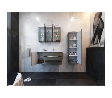 Тумба у ванну підвісна Botticelli Vanessa Vnd-110 чорна