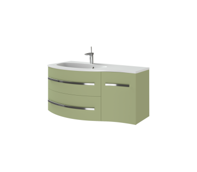 Тумба в ванную подвесная Botticelli Vanessa Vnd-110 оливковая