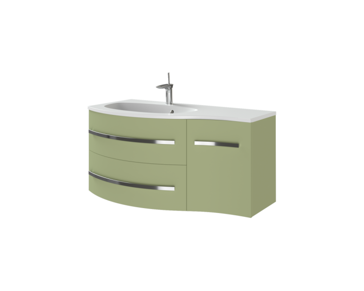 Тумба в ванную подвесная Botticelli Vanessa Vnd-110 оливковая