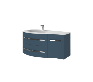 Тумба в ванную подвесная Botticelli Vanessa Vnd-110 индиго синяя
