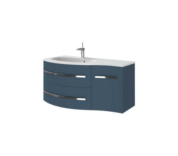 Тумба у ванну підвісна Botticelli Vanessa Vnd-110 індиго синя