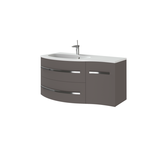 Тумба у ванну підвісна Botticelli Vanessa Vnd-110 темна диня