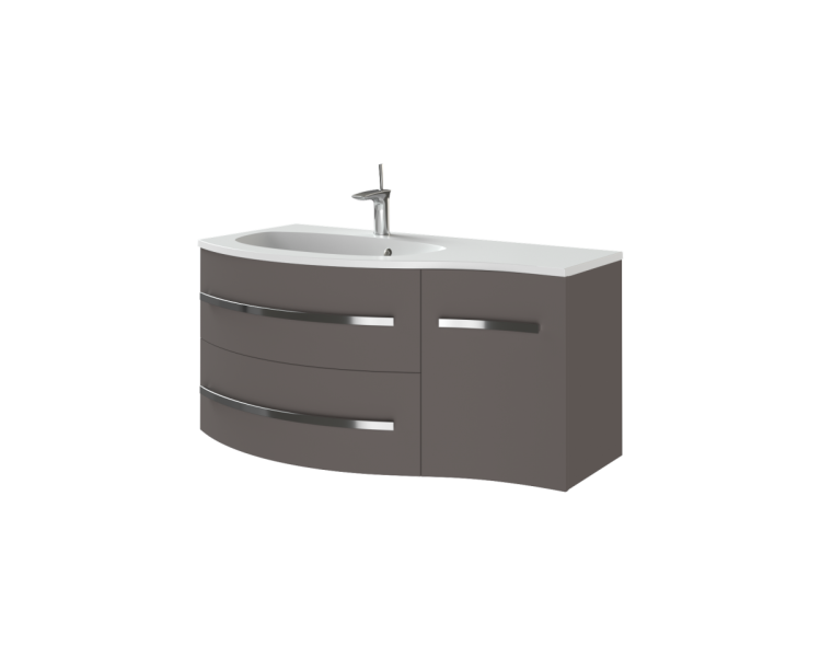 Тумба у ванну підвісна Botticelli Vanessa Vnd-110 темна диня