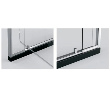 Душевая кабина регулируемая Black Line Sunways 90-100 см. без поддона