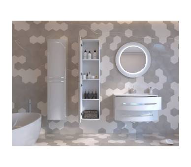 Дзеркало Botticelli Vanessa VnM-80 біле з LED-підсвіткою