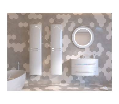 Дзеркало Juventa Botticelli Vanessa VnM-80 червоне з LED-підсвіткою