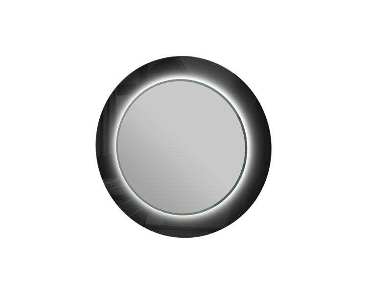 Дзеркало Botticelli Vanessa VnM-80 чорне з LED-підсвіткою