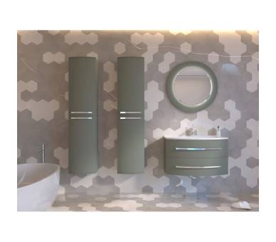 Дзеркало Botticelli Vanessa VnM-80 чорне з LED-підсвіткою