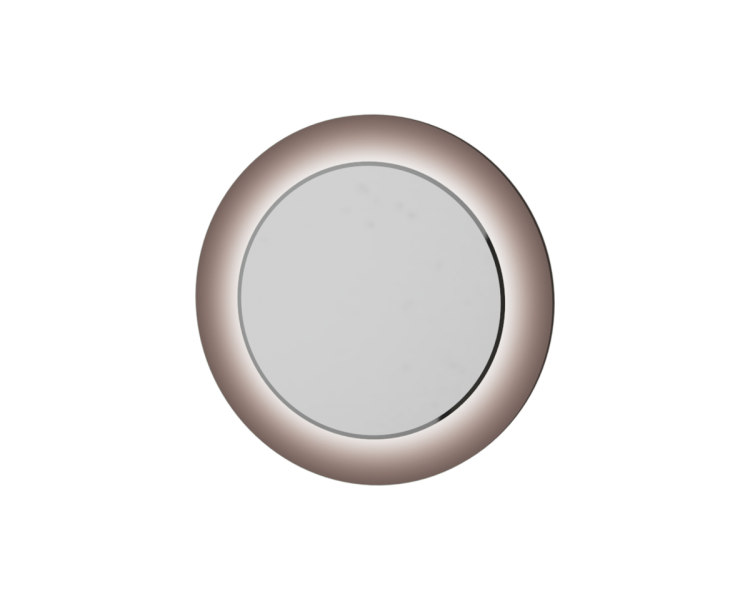 Дзеркало Juventa Botticelli Vanessa VnM-80 темна диня з LED-підсвіткою