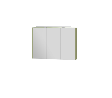 Дзеркальна шафа Botticelli Vanessa VnMС-100 оливковий
