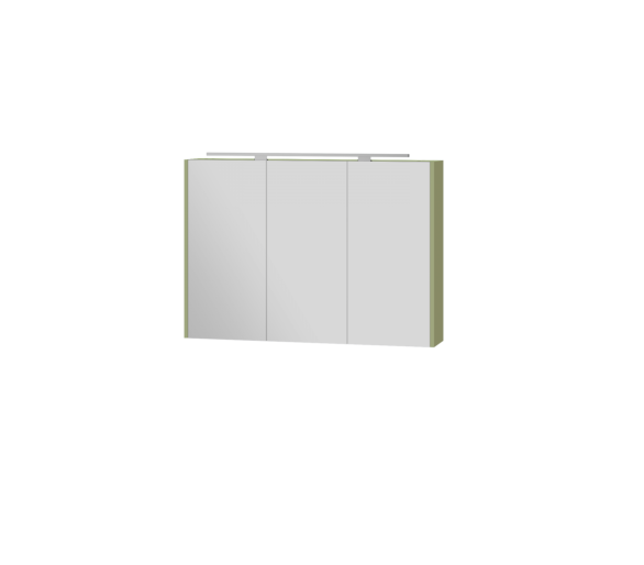 Зеркальный шкаф Botticelli Vanessa VnMС-100 оливковый