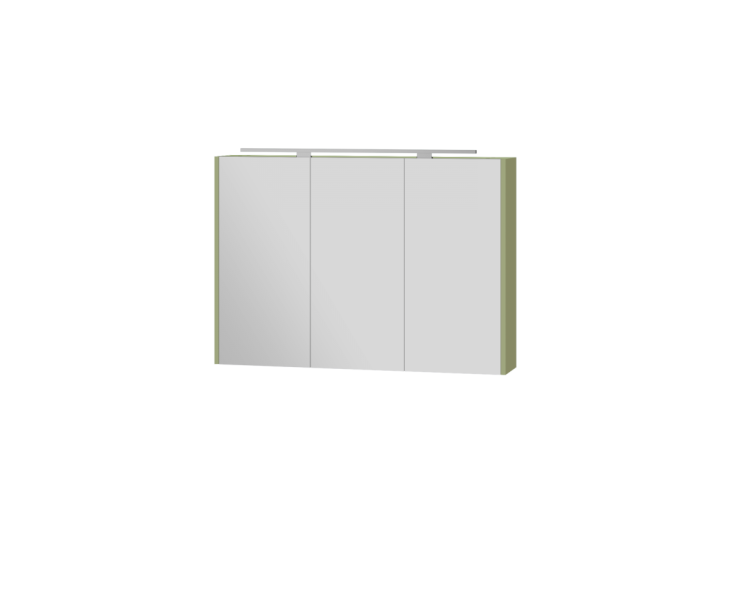 Дзеркальна шафа Botticelli Vanessa VnMС-100 оливковий