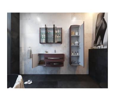 Дзеркальна шафа Botticelli Vanessa VnMС-100 темна диня