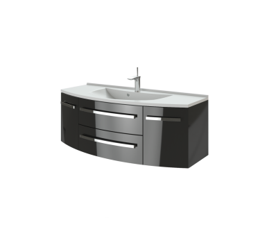 Тумба у ванну підвісна Botticelli Vanessa Vn-120 чорна