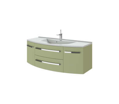 Тумба в ванную подвесная Botticelli Vanessa Vn-120 оливковая