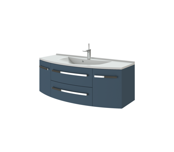 Тумба в ванную подвесная Botticelli Vanessa Vn-120 индиго синяя