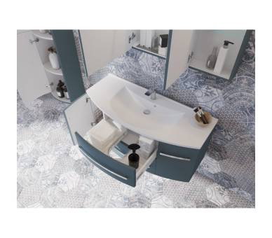 Тумба в ванную подвесная Botticelli Vanessa Vn-120 индиго синяя