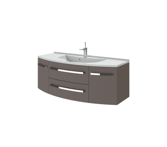 Тумба в ванную подвесная Botticelli Vanessa Vn-120 темная дыня