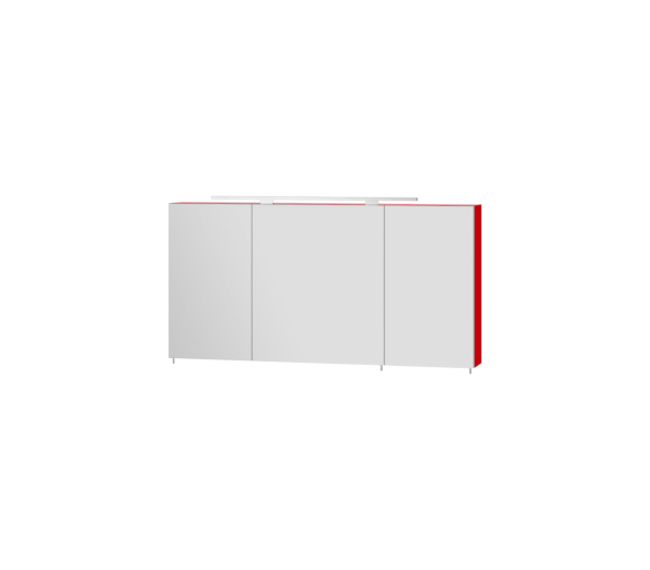 Зеркальный шкаф Botticelli Vanessa VnMС-120 красный