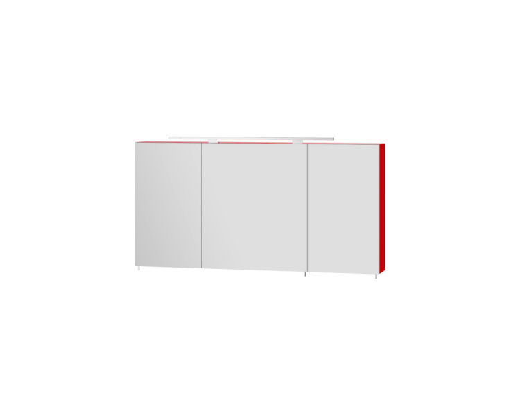 Зеркальный шкаф Botticelli Vanessa VnMС-120 красный