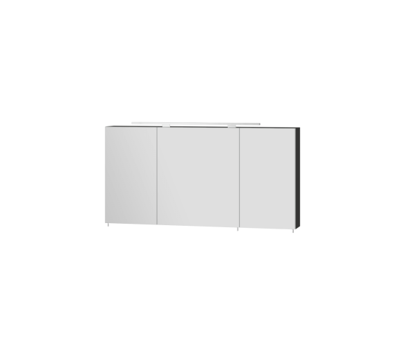 Дзеркальна шафа Botticelli Vanessa VnMС-120 чорний