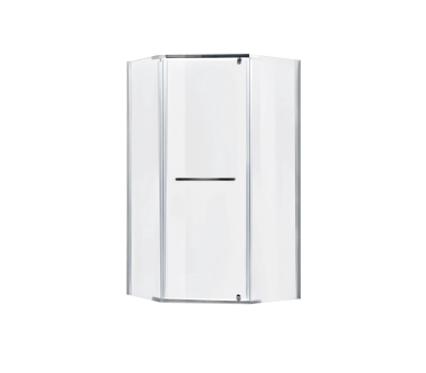 П'ятикутна душова кабіна DOZORCA SC90x90.CRM.LOW.TR без піддоном