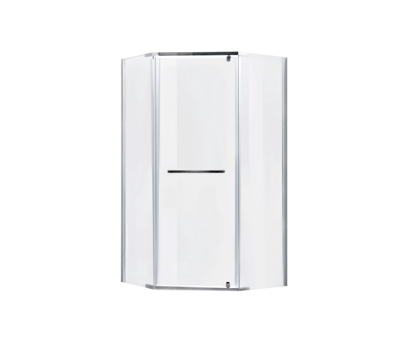 Пятиугольная душевая кабина DOZORCA SC90x90.CRM.LOW.TR без поддоном