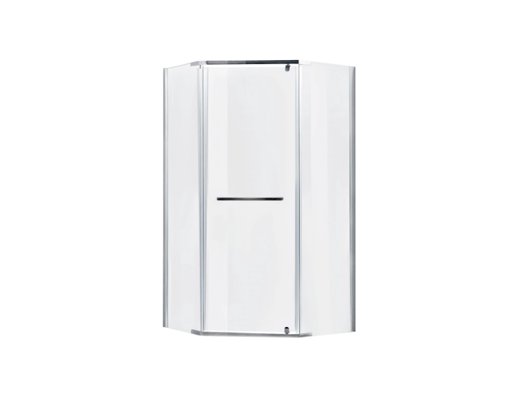 Пятиугольная душевая кабина DOZORCA SC90x90.CRM.LOW.TR без поддоном