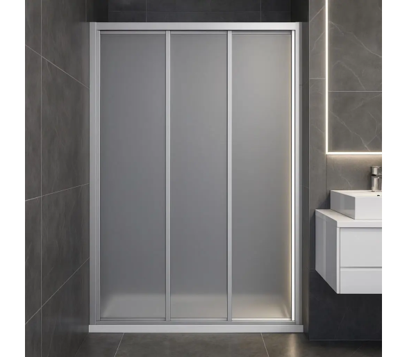 Раздвижные душевые двери Sunways Crystal 120 см.